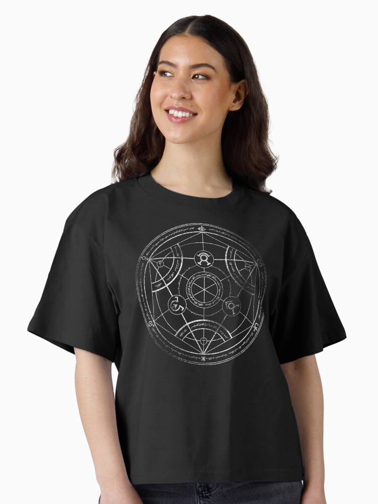 Human Transmutation Circle – Chalk Boxy T-Shirt