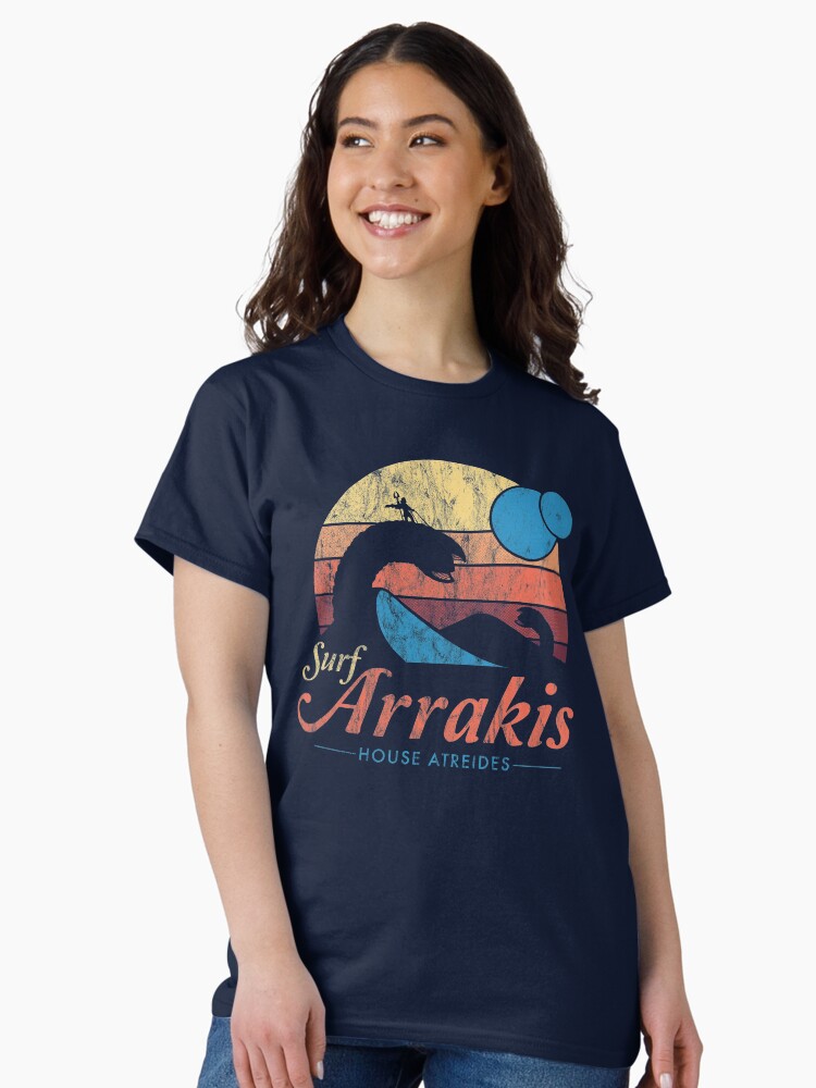 Visit Arrakis – Vintage Distressed Surf – Dune – Sci Fi Classic T-Shirt
