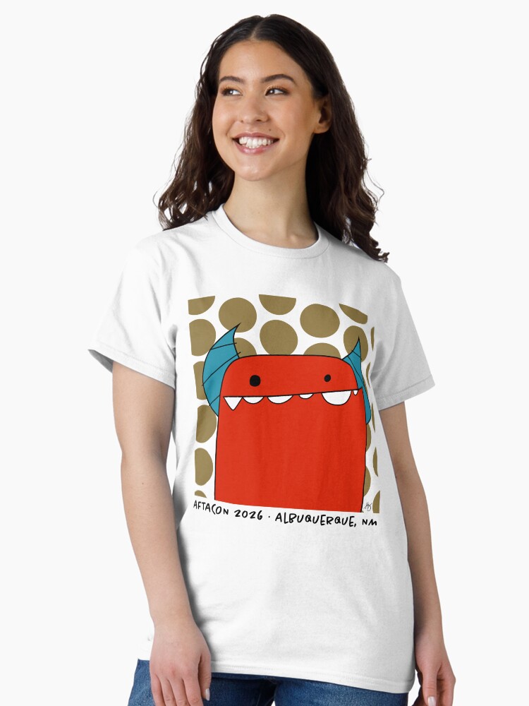 AFTACON 2026 Heidi K. Brandow Dot–Monster Cropped Classic T-Shirt