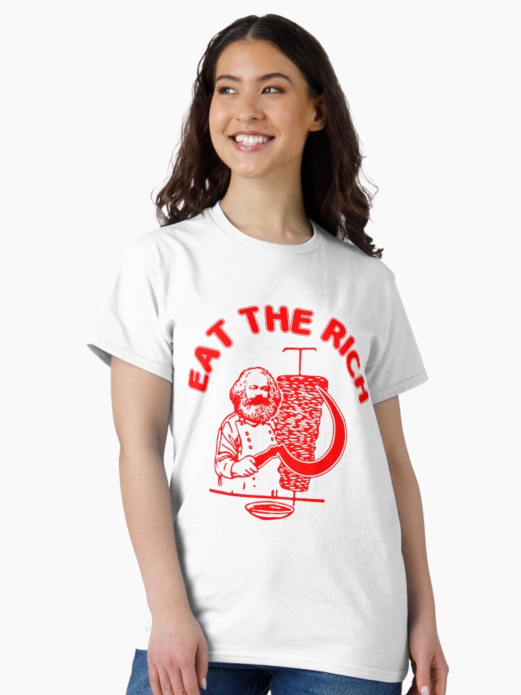 Eat The Rich Doner Döner Kebab Karl Marx Socialist Hasan Piker Classic T-Shirt