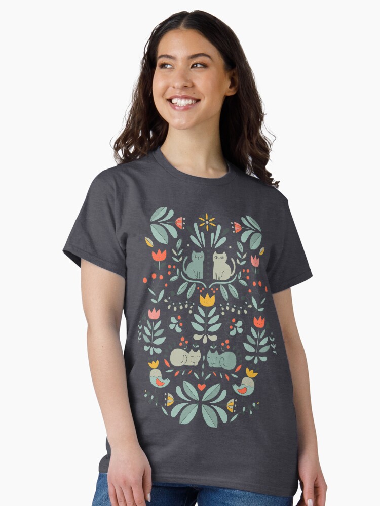 Swedish Folk Cats Classic T-Shirt