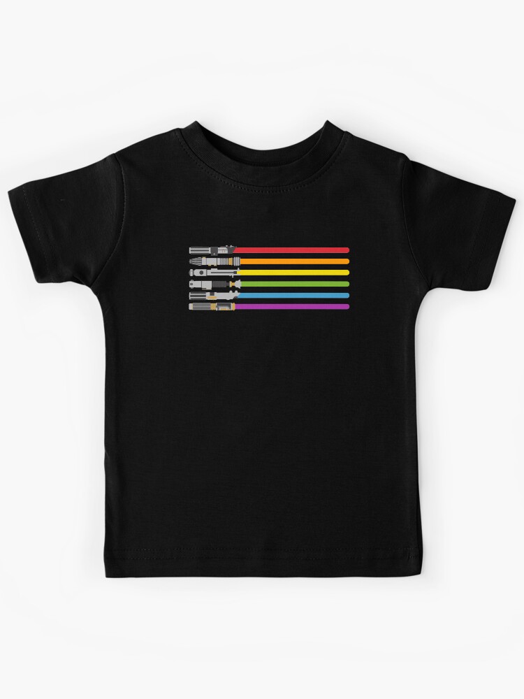 Lightsaber Rainbow Kids T-Shirt
