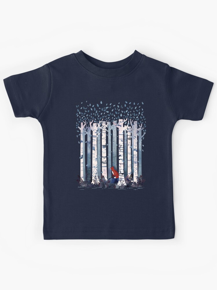 The Birches (in Blue) Kids T-Shirt