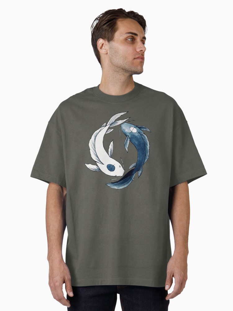 Tui and La – Yin & Yang Koi Oversized T-Shirt