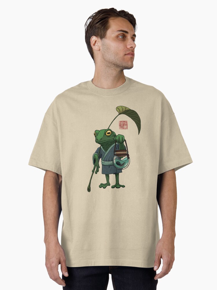 A Frog and His Son Oversized T-Shirt