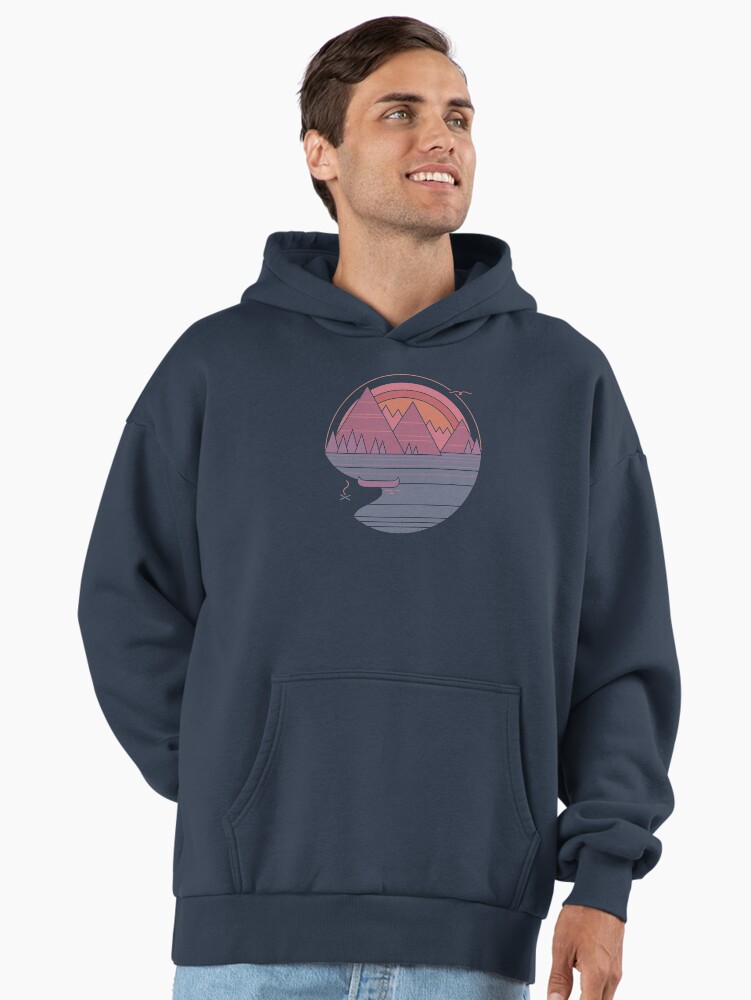 The Mountains Are Calling Premium Oversized Hoodie