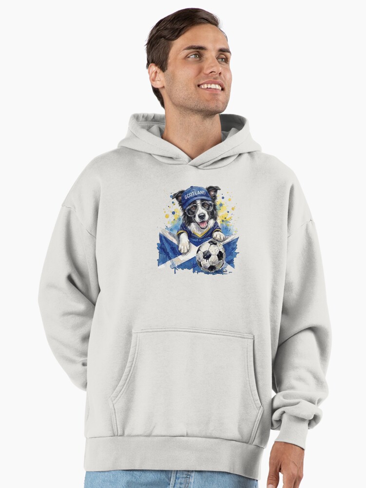 Border Collie World Cup Scotland Suppawter Premium Oversized Hoodie